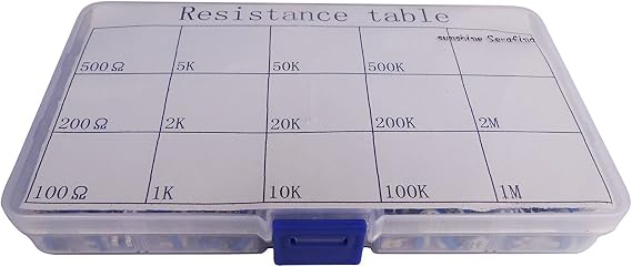 Variable Resistor Assorted Kit 14 value 280pcs Potentiometer Assortment Pack