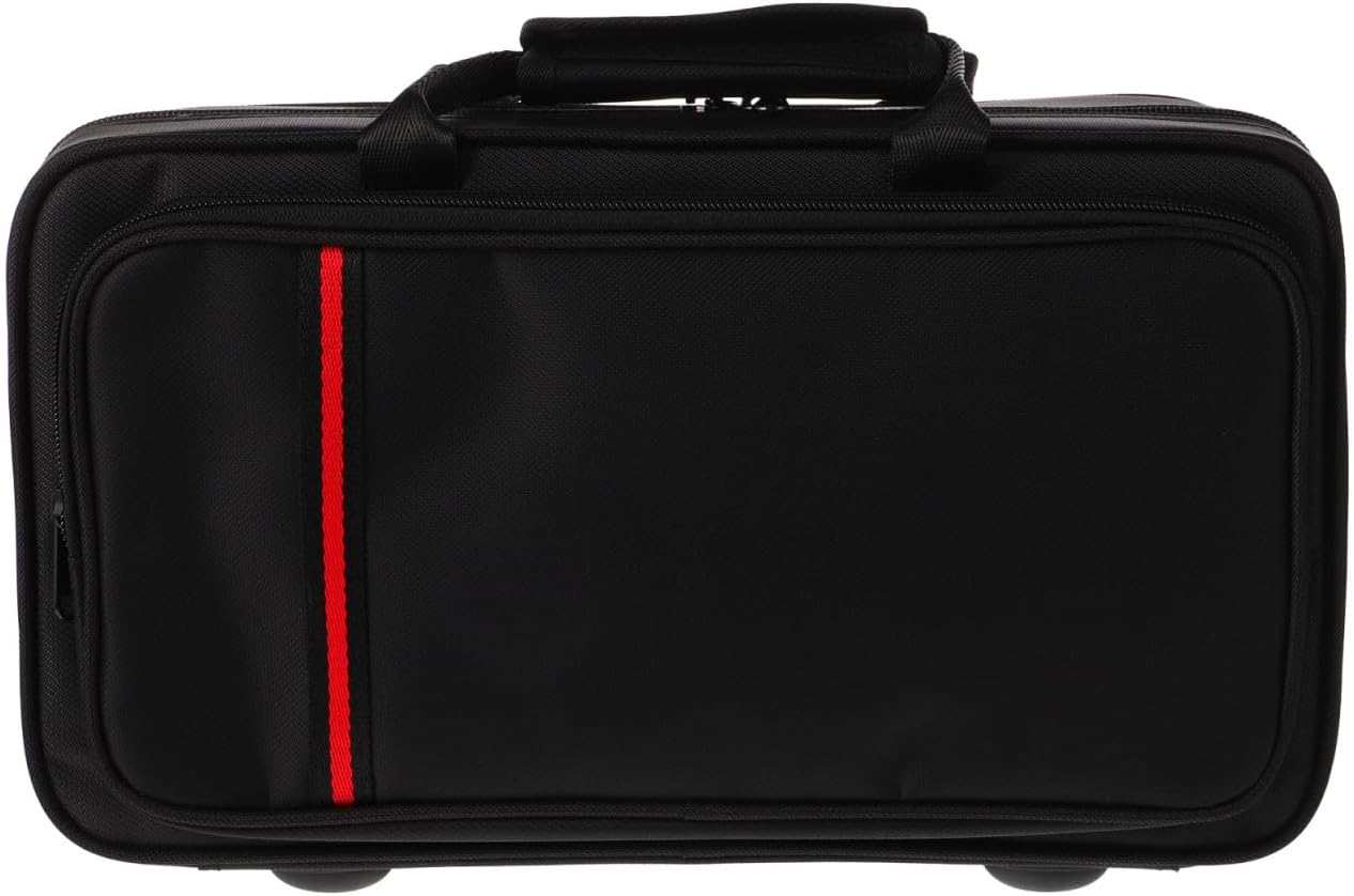 Toddmomy Portable Clarinet Storage Bag Oxford Music Instrument Pouch Protective Lining for and Secure Storage of Clarinet