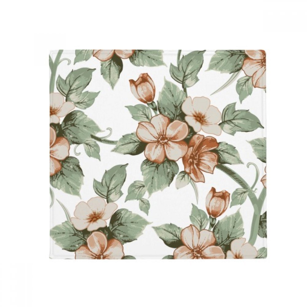 Cadeau idéal tapis violet floral rond anti-dérapant 60cm pour salon de bain