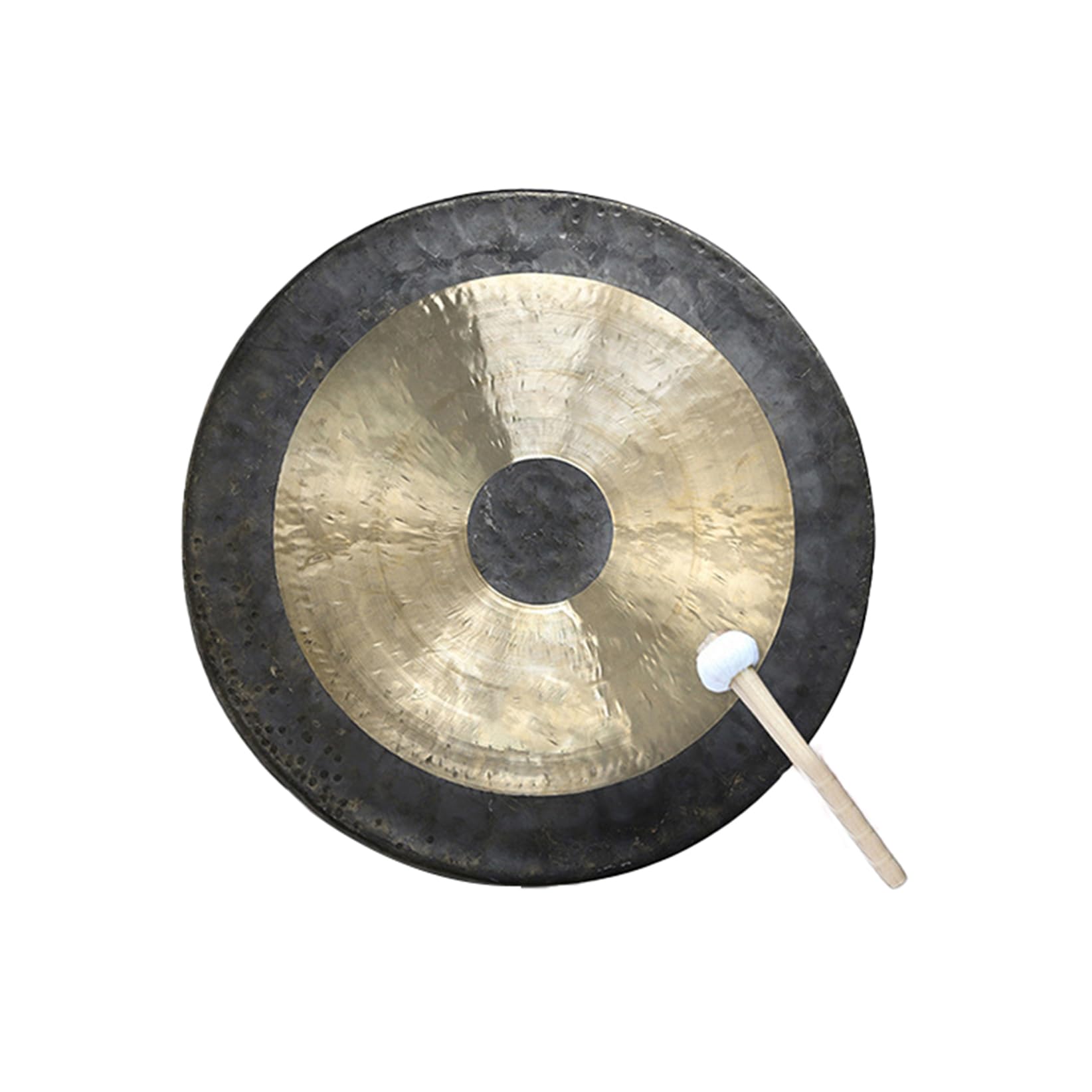 instrumento de percusión chino gong de bronce, Gong chino tradicional de bronce, gong chino de latón, percusión(18cm)