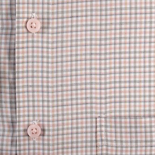 Image of 7-DAYS Men's Premium Checks Formal Shirt - Cotton Rich, Regular Fit, Full Sleeve, with Pocket, Wrinkle Resistant - Stylish Office & Everyday Wear.