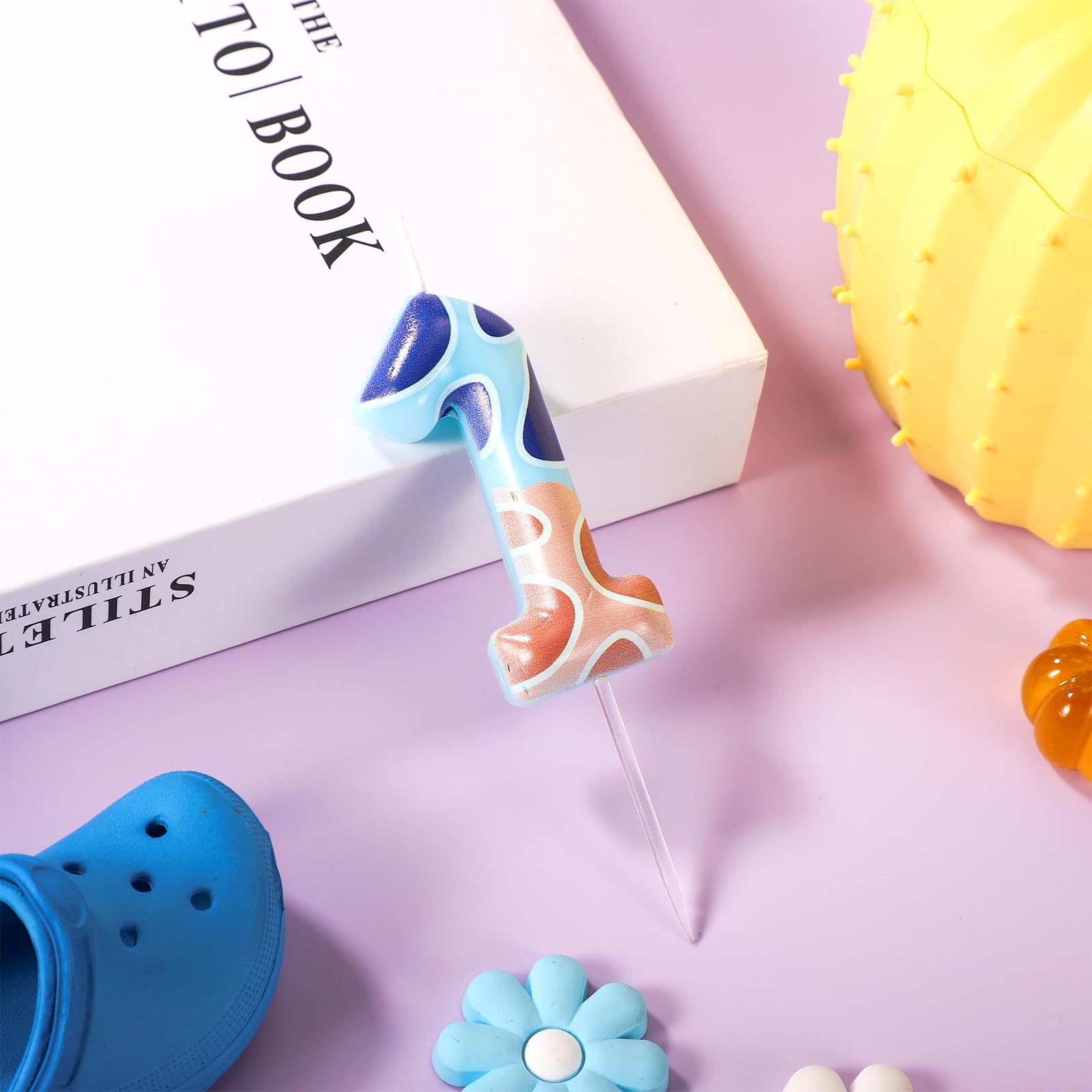 Bougie 3 Bougies D'Anniversaire 3 Bougies Numérotées 3 Bougies À