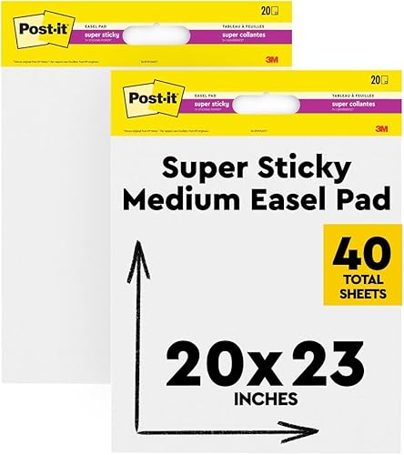Post-it Almohadilla de caballete 566B-2PK, 20 in x 23 in
