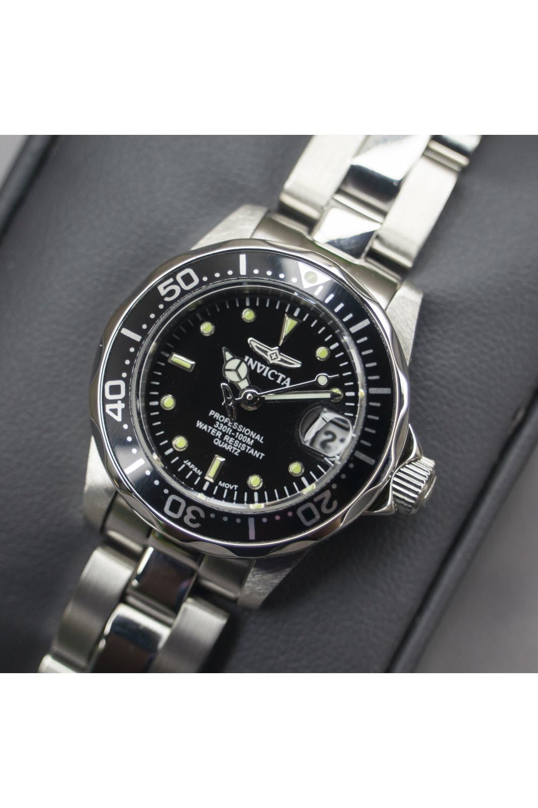 Invicta Pro Diver Edelstahl Damen Quarzuhrwerk - 24mm