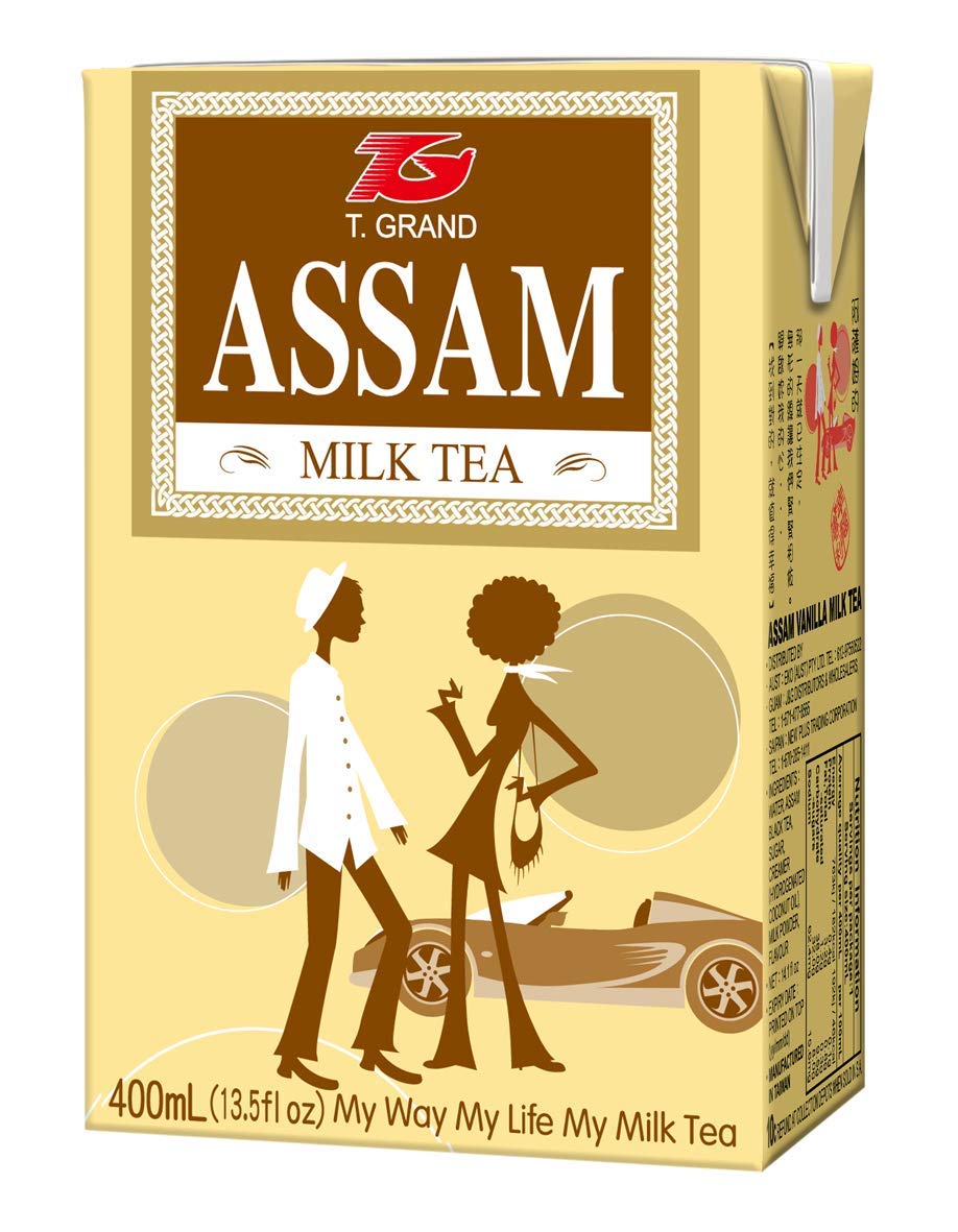 Amazon.com: AwiaubGETOHAN Milk Tea, 13.5 Fl Oz, 24 Counts L