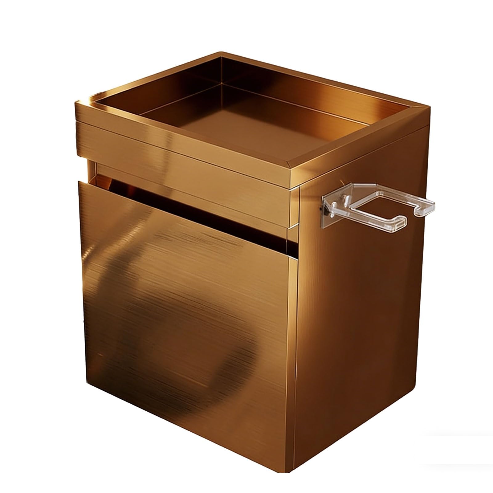 Questa Cassetta degli Attrezzi con cassetti, mobiletto a Parete in Acciaio Inox con Supporto per asciugacapelli, è Ideale per Bagno, Officina Domestica, Cucina e Garage.