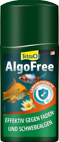Tetra Pond AlgoFree Schwebealgen- und Fadenalgenvernichter, bekämpft langfristig grünes Wasser im Gartenteich, 250 ml