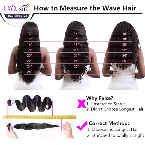 Miniatura 8 de 12A Grade Brazilian Body Wave Human Hair Bundles Weave Hair Human Bundles Brazilian Virgin Hair (8 Inch,Only 1 Bundle)