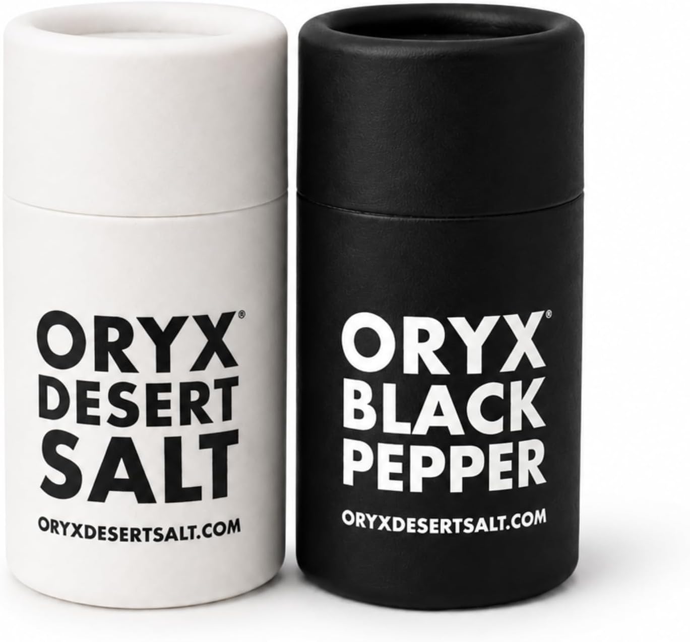 Oryx Desert Coarse Salt & Black Peppercorn Mini Grinder Shaker Gift Set, Refillable, All Natural Seasoning from Kalahari Desert, 15g (1 pack) image 2