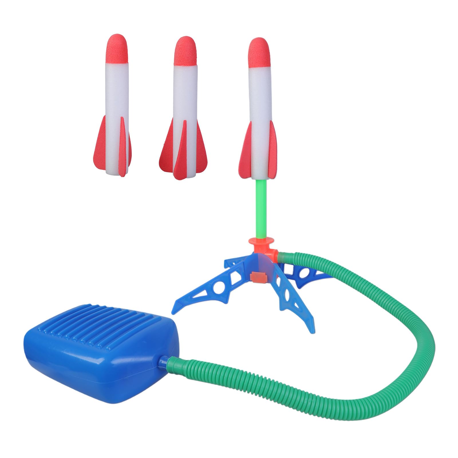 HDUBKHE Air Powered-rocket, Rocket-launcher, Stomp-rockets, Rockets-launcher, Airrockets Foot Pump-shoot Toy Sport Game, Jump Stamp Outdoor, Playset Pressed-shoot Pedal Game Air Planes
