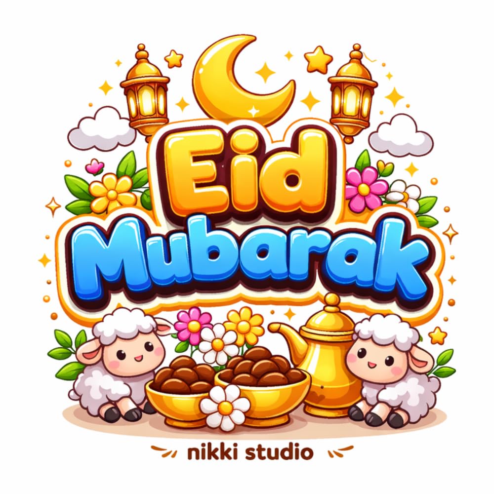 Eid Mubarak: Bold & Easy Ramadan and Eid Designs for Relaxation and Mindfulness