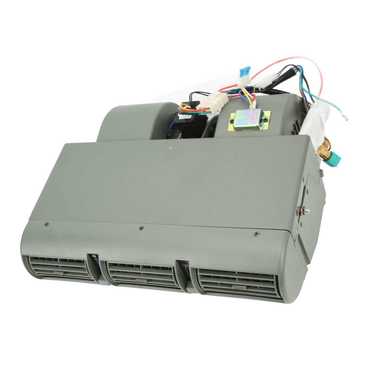 Acouto Kit de Evaporador Universal de 12V para Aire Acondicionado, 3300 Kcal/h, con Termostato de 4 Velocidades, para Coches, Camiones, Caravanas y Vehículos Clásicos