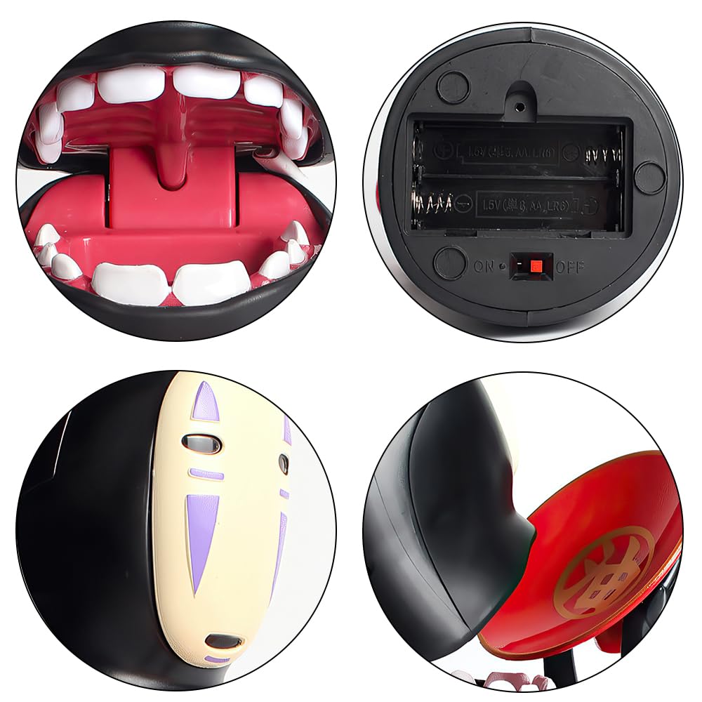 Lotvic Anime Monete Salvadanaio, Salvadanaio Elettronico con Effetto Sonoro Singhiozzo, Deglutizione Automatica delle Monete Creativo, Salvadanaios per Bambini e Decorazioni per la Casa
