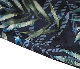 Palmwave Hawaiian microfiber, 4-Way Stretch Boardshorts - Multiple Pockets