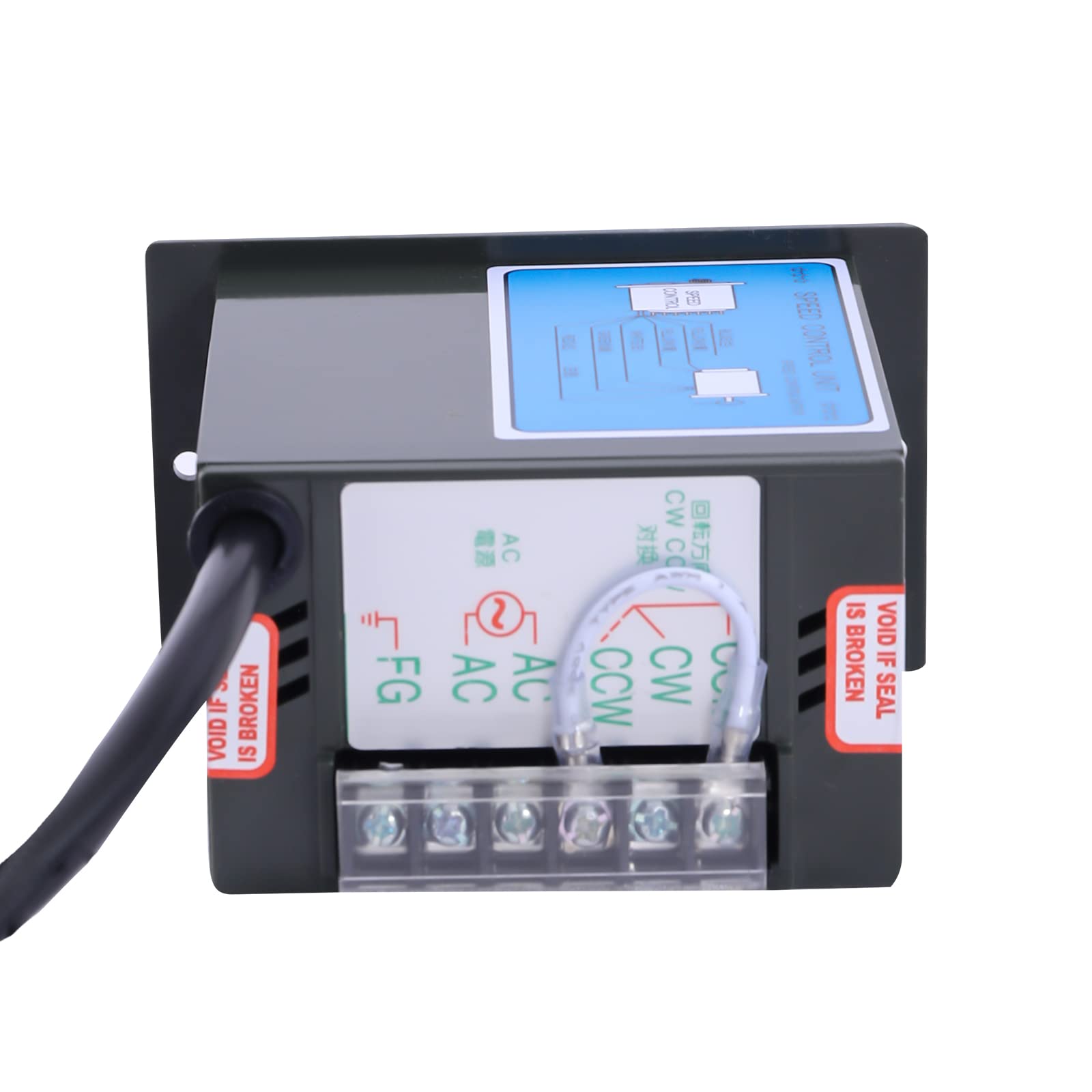 Kit de moteur à engrenages 220V | 0-68 tr/min | Moteur électrique asynchrone monophasé à couple élevé réglable Moteur à engrenages + engrenage + régulateur | 1:20(20 K) (40W)