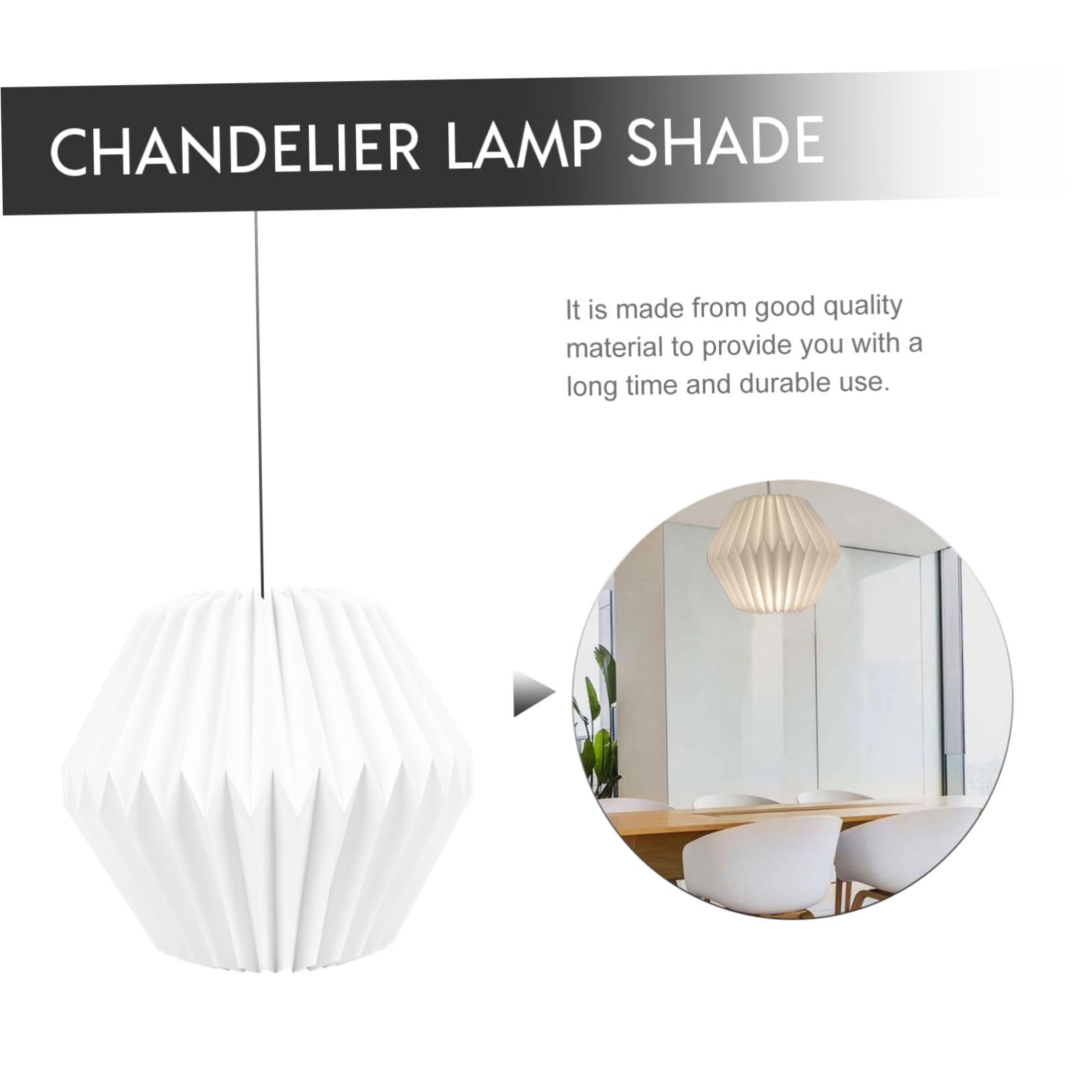 Artibetter 3pezzi Lampadario Sospensione Geometrico Paralume Nordico Decorativo Per Lampade Soffitto Stile Elegante e Moderno Accessorio Chic Per Arredare La Casa