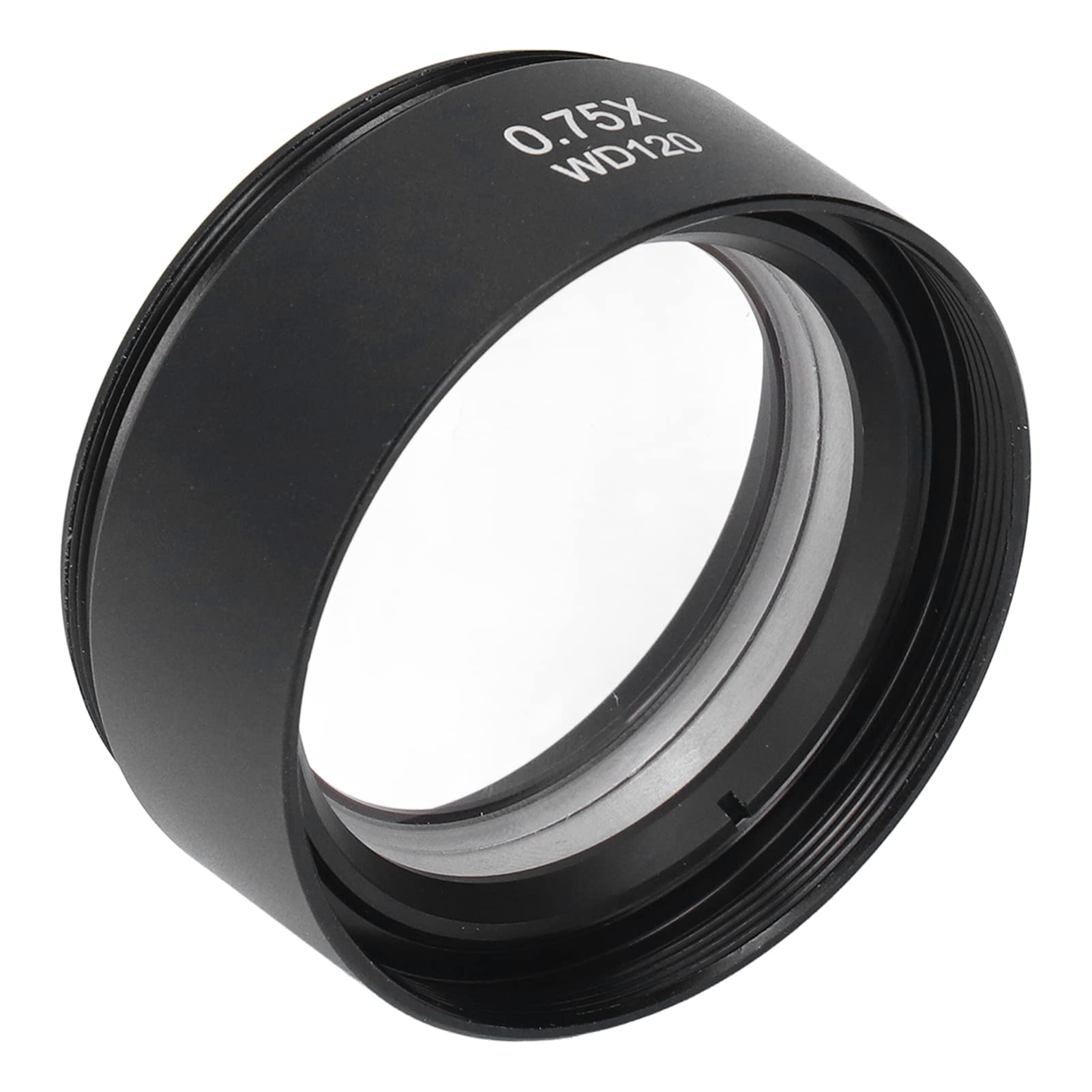 YWBL-WH Lente Barlow para Microscopio 0,75X, Interfaz M48, Distancia de Trabajo de 120mm con Revestimiento Antirreflectante FMC para Microscopios Estéreo