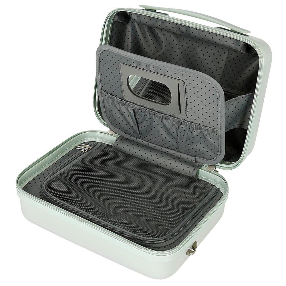 Disney Strong Spirit Neceser Adaptable con Bandolera Verde 29x21x15 cms Rígido ABS 9,14L 0,6 kgs