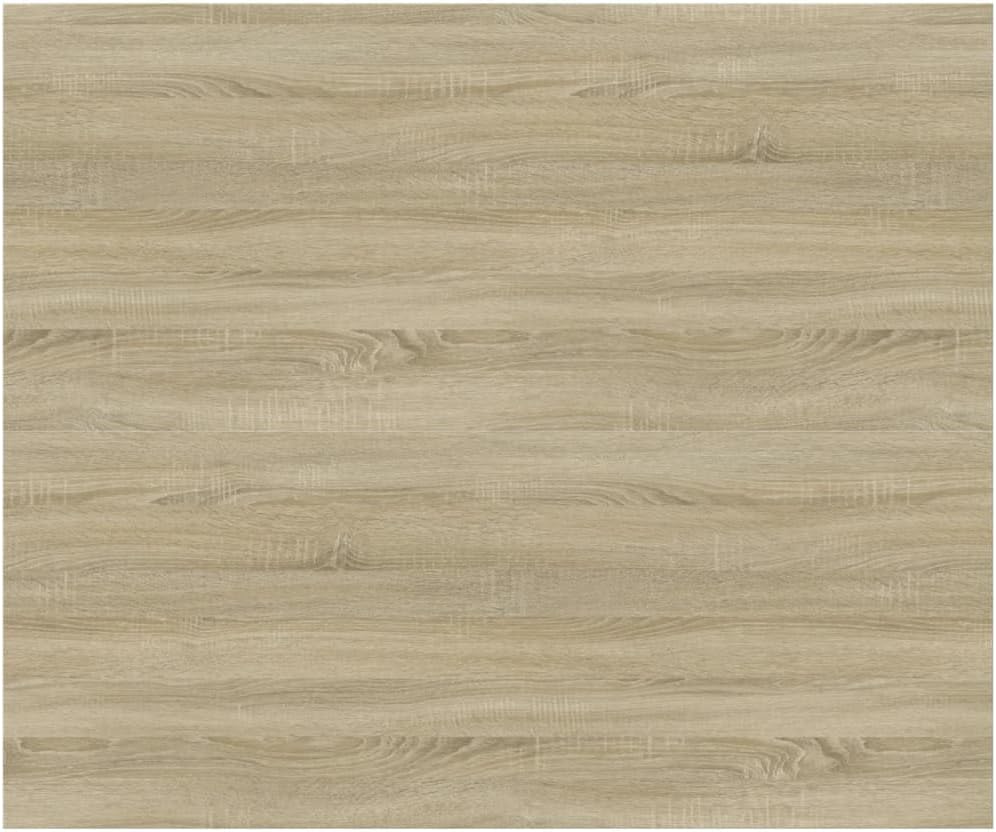 vidaXL Bookshelf Boards 8pcs - Modern Sonoma Oak Finish Engineered Wood Book Shelves Storage Solution - Easy to Clean - 23.6 "x 19.7" x 0.6" Dimensions