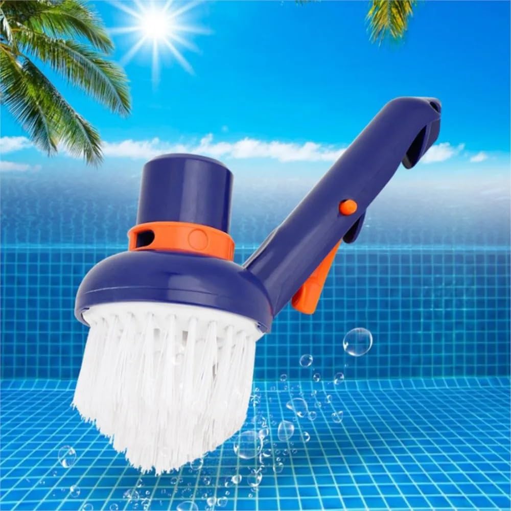 Kit d'entretien aspirateur Piscine Aspirateur à Brosse pour Piscine Accessoires de Nettoyage multifonctionnels Petites brosses à tête d'aspiration(3PCS)