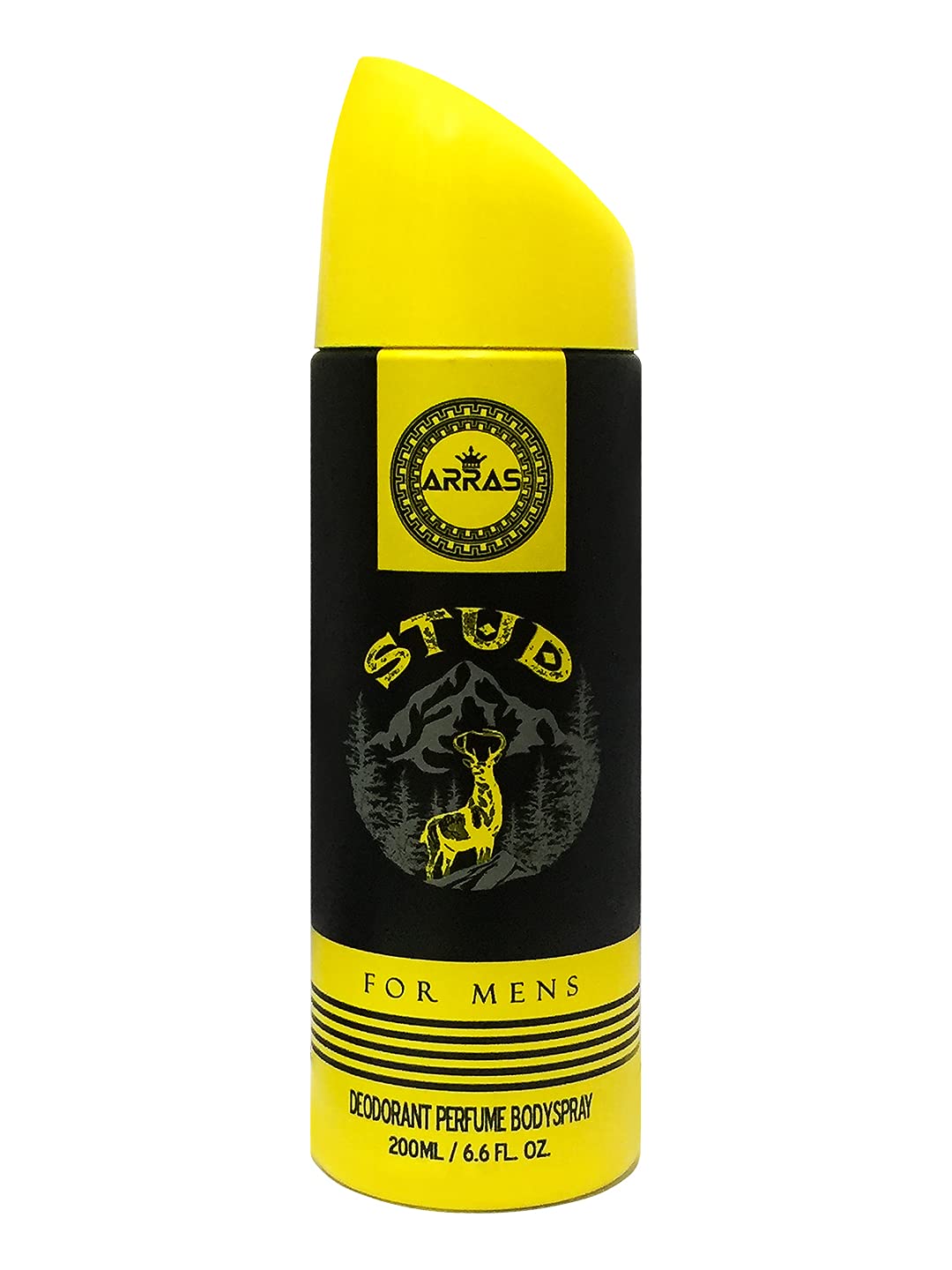 Arras Stud Deodorant | Long Lasting Body Spray for Men | Classic Fragrance | 24 Hours Freshness | 200ml Deodorant for Men and Women