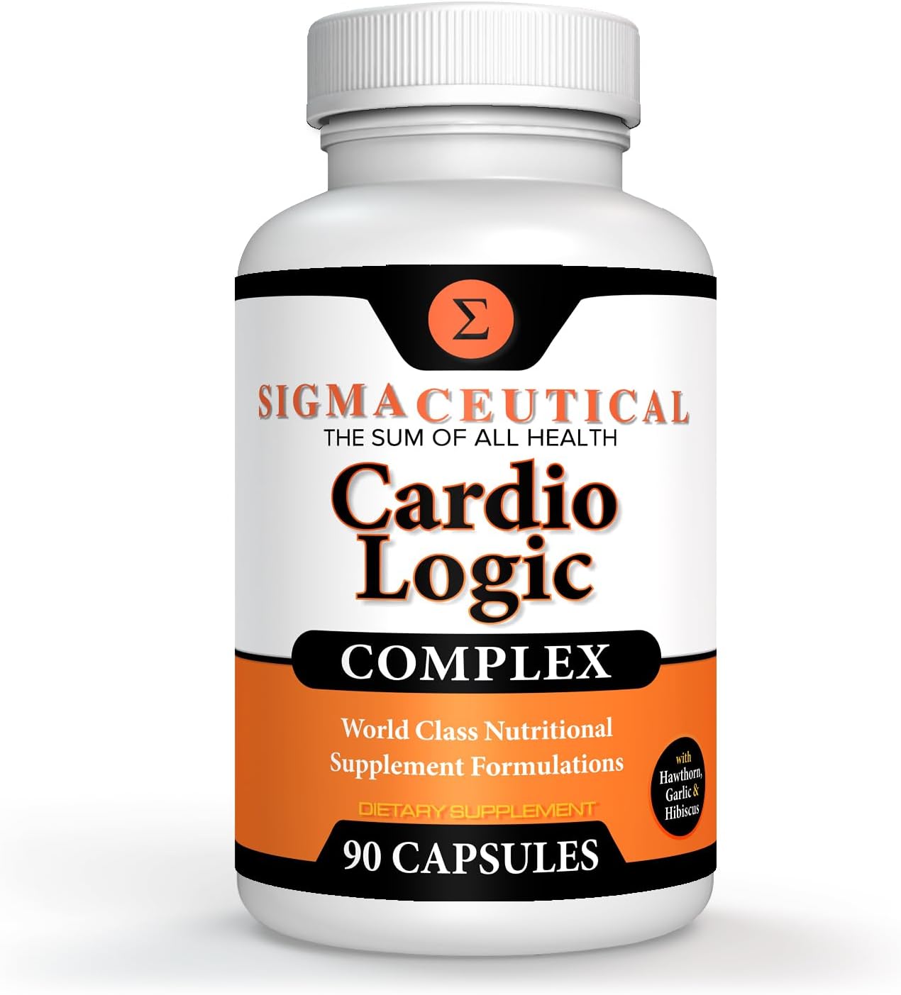 Hawthorn Extract Supplement, Olive Leaf Supplement, Garlic Extract Supplement & Hibiscus Supplement – 90 Capsules