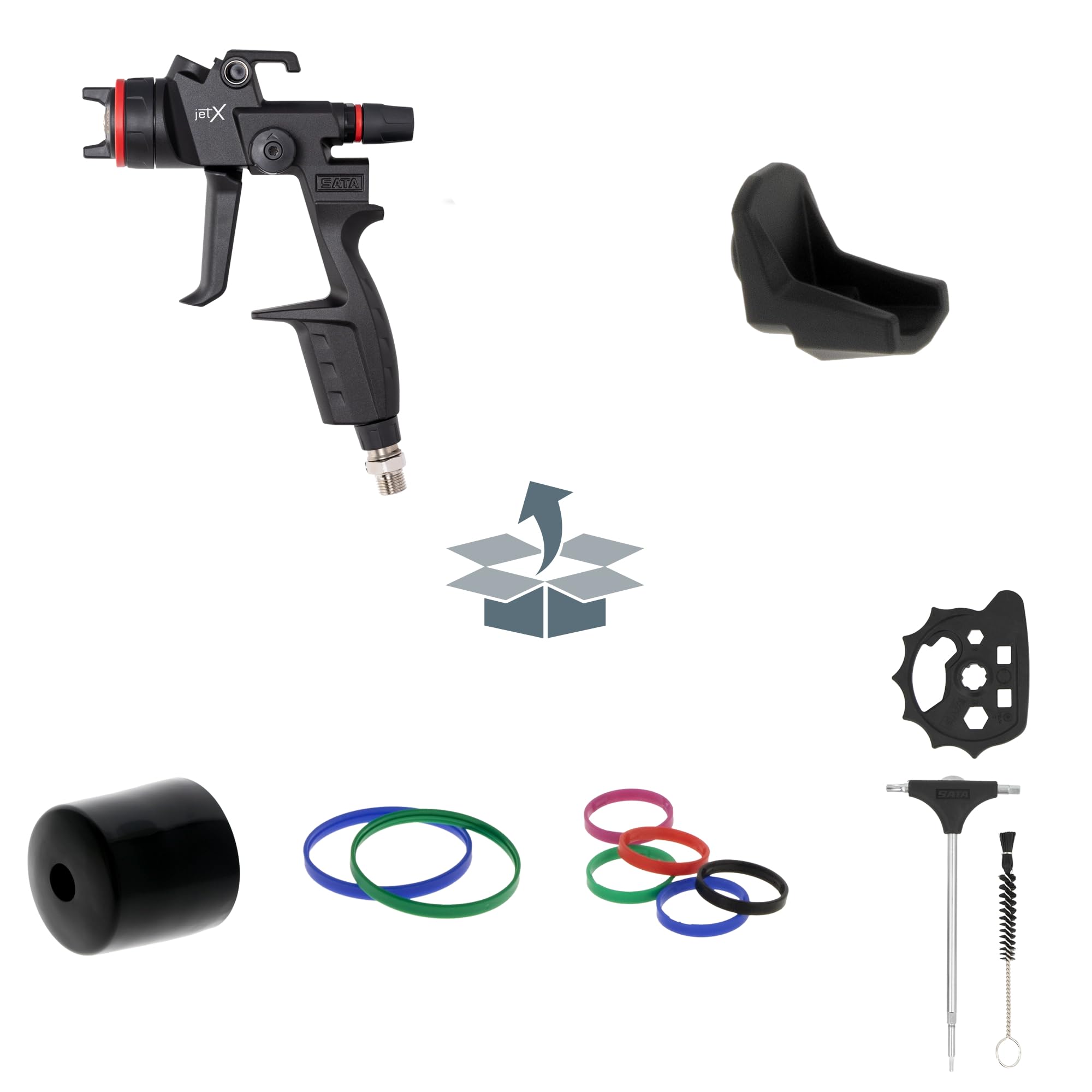 Amazon.com: SATA Premium Spray Gun for Automotive refinish Jet X