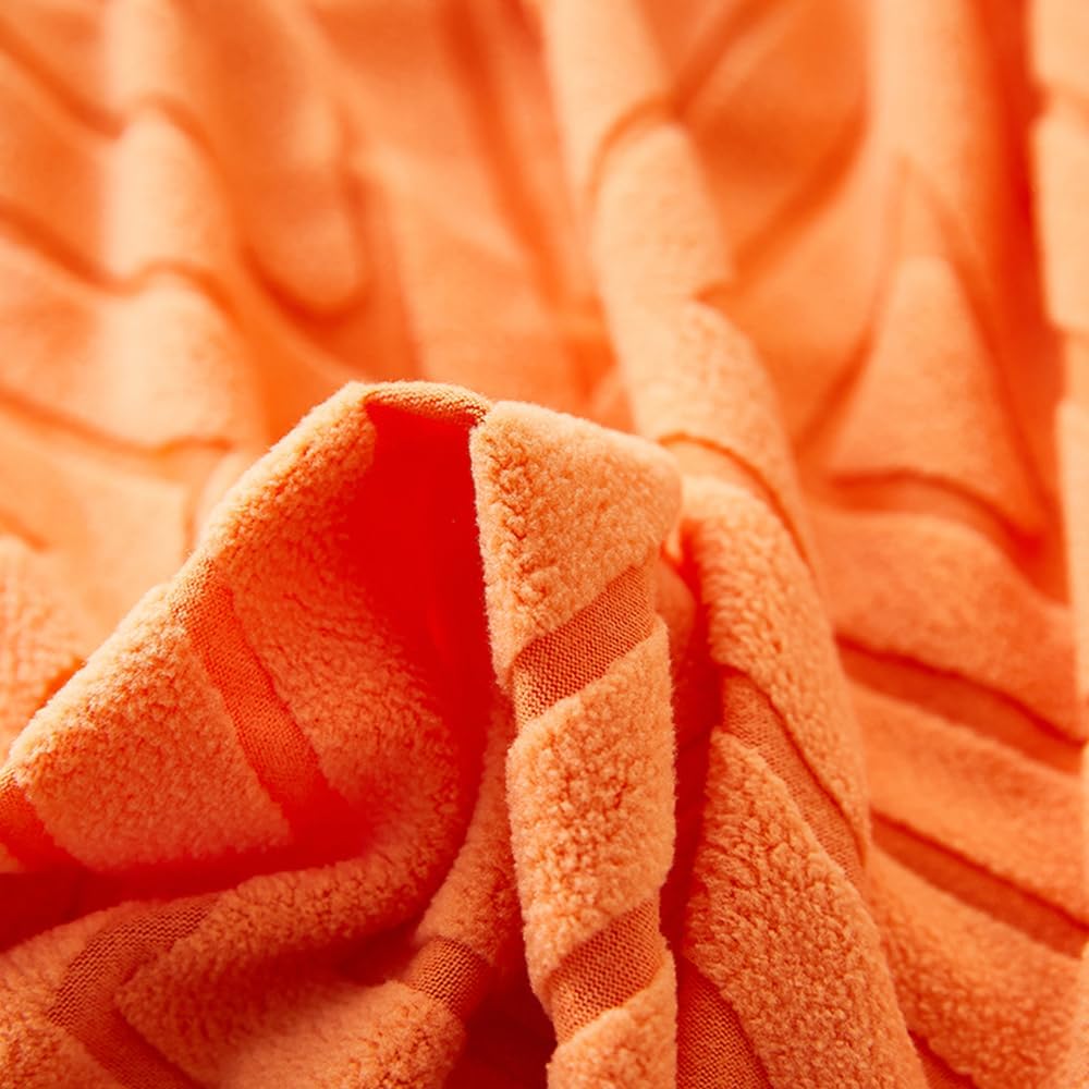 Headboard Cover Bed Elastic Headboard Slipcover Protective Cover for Upholstered Headboard Dustproof Headboard Protector Orange 120cm