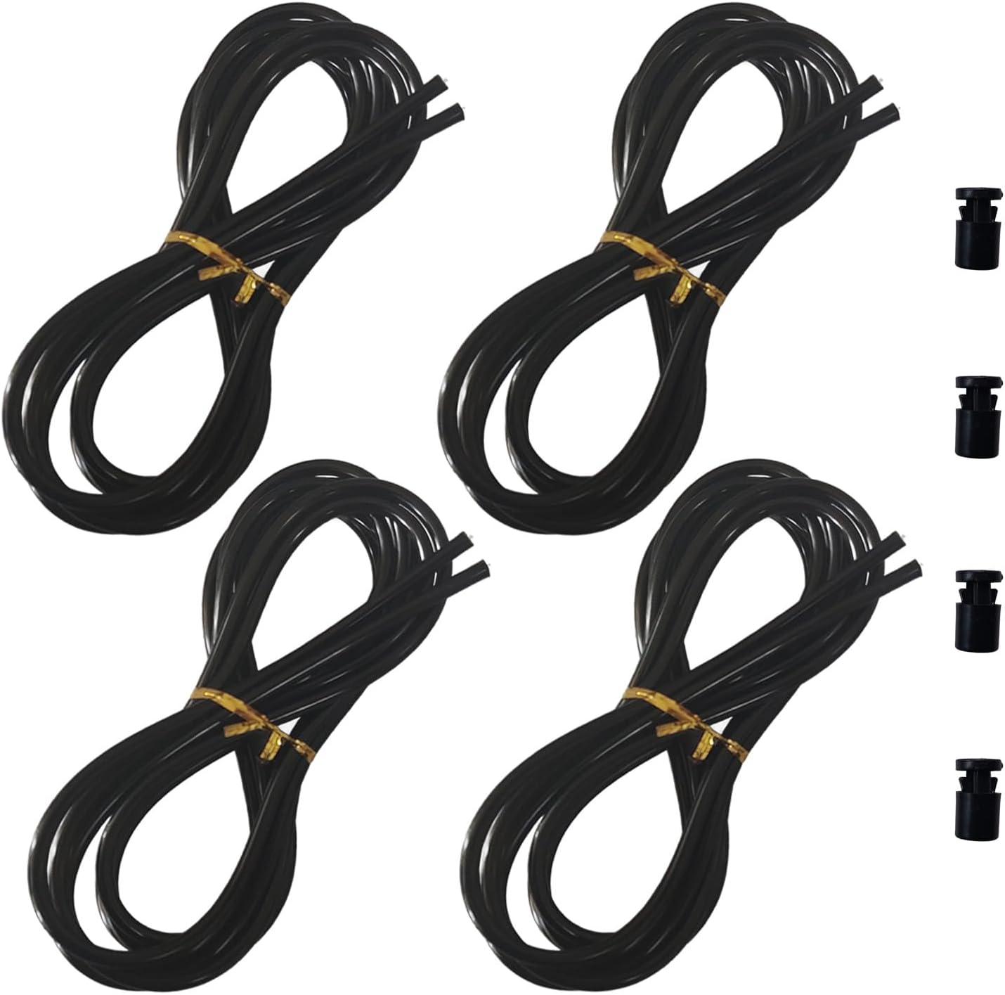 Replacement Cable for Speed Jump Rope, 4pcs 3.0m(9.8ft) Stainless Steel Wire with Polymer Coating for High Speed Jump Ropes Suitable for 5.0mm Rapid Speed Jumping Rope Cable