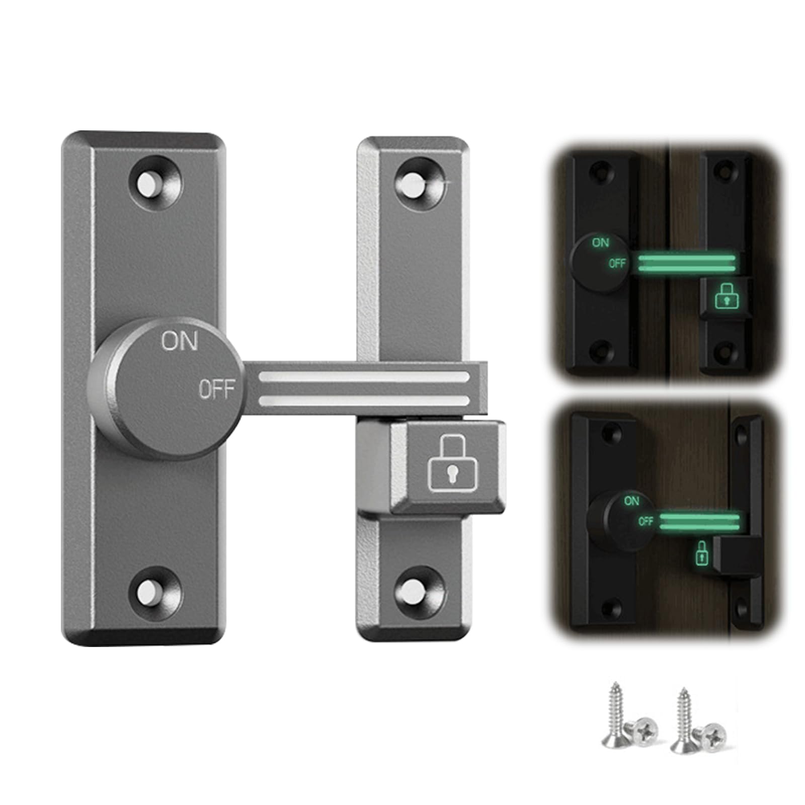 Amazon | ポクミル ドアロック 90度 180度 ドアバックル 蛍光 ドア留め