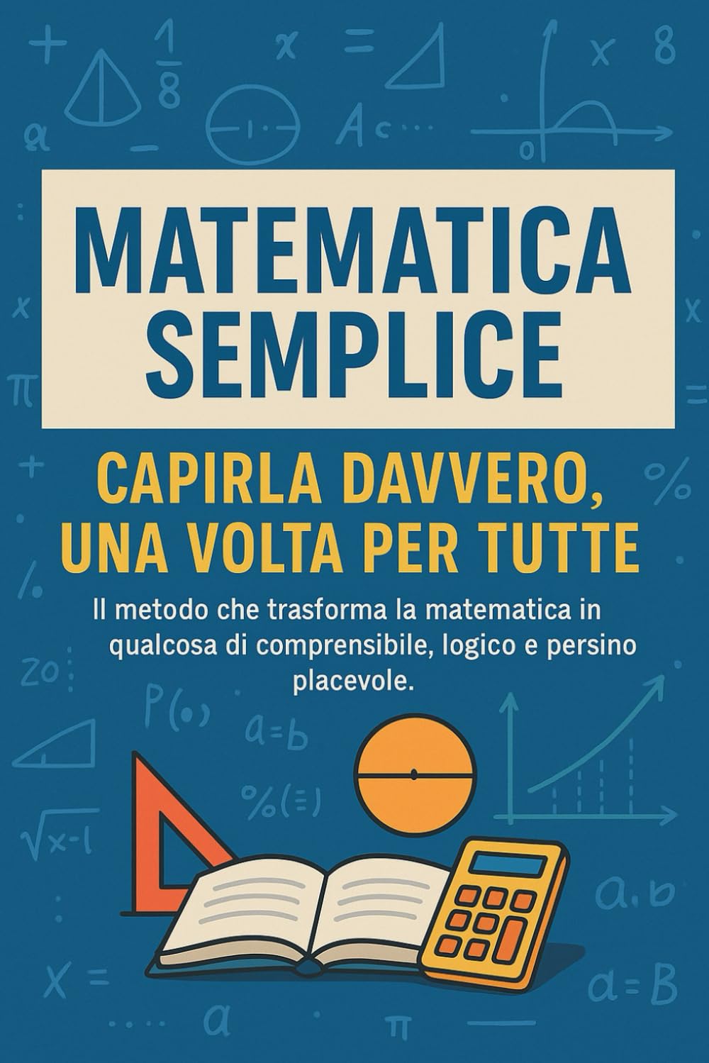 Matematica Semplice Capirla Davvero, Una Volta per Tutte: Il metodo chiaro e intuitivo per comprendere la matematica alle medie e superiori senza stress e senza memorizzare formule