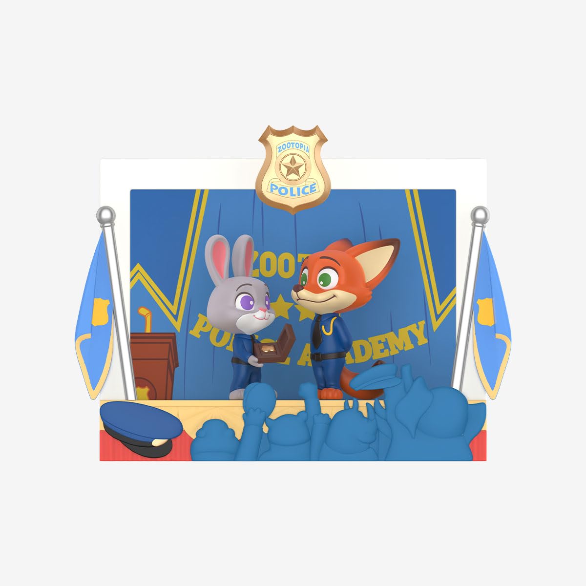 POP MART Zootopia Highlight Moment Series Scene Sets 1Box Exclusive Action Figure Box Toy Popular Collectible Art Toy Cute Figure Creative Gift, for Christmas Birthday Party Holiday