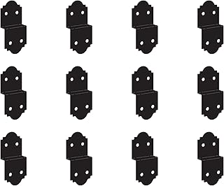 Simpson Strong Tie APDJT2-6 Outdoor AccentsÂ® Mission CollectionÂ® 5 in. ZMAXÂ®, Black Powder-Coated Deck Joist Tie for 2X, 12-Pack