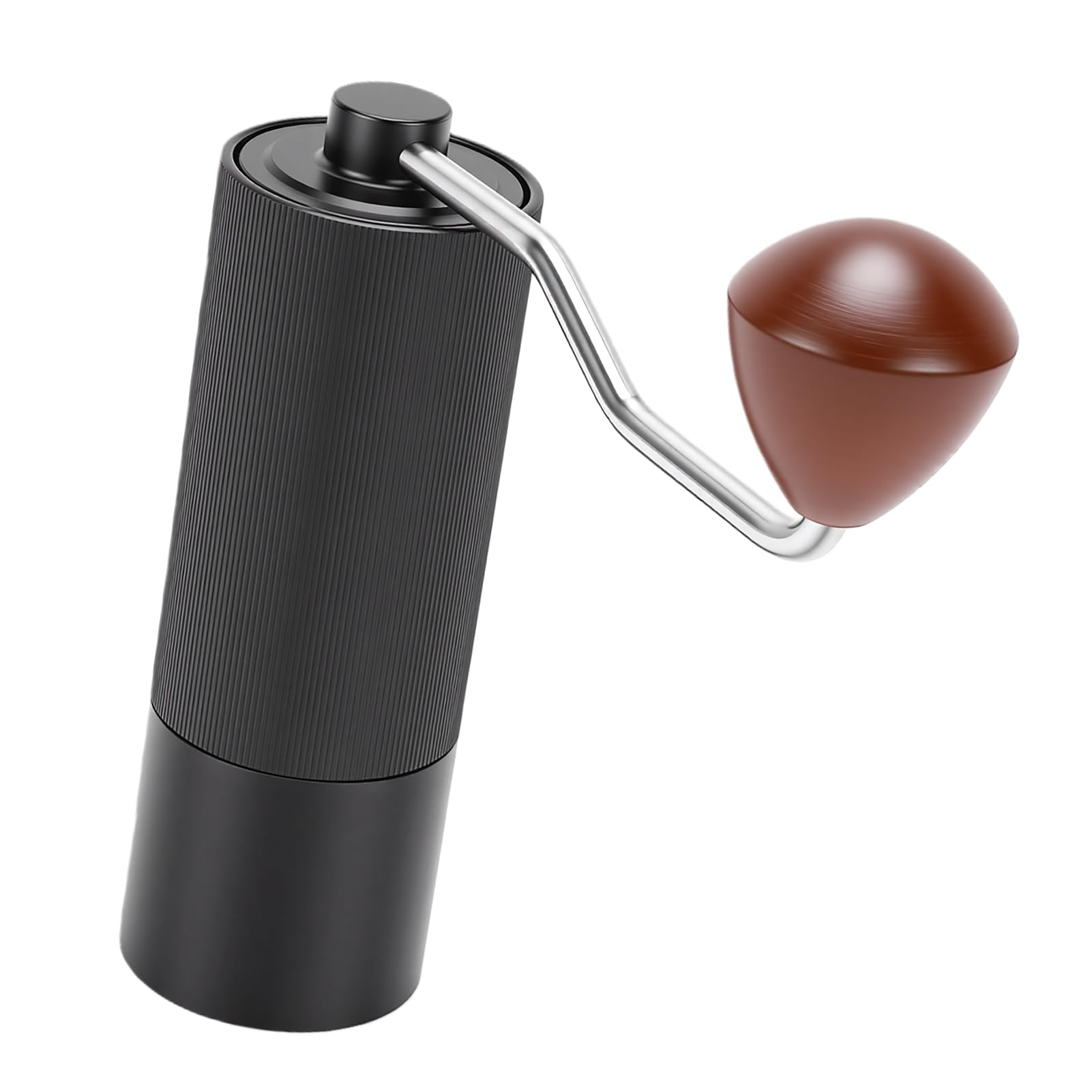 banapoy Molinillo Café Manual, Molinillo Café Portátil Mano con Manivela Grosor Ajustable, Molino Rebabas para Hogar, Oficina, Viajes, Camping, Prensa Francesa Espresso, Silencioso