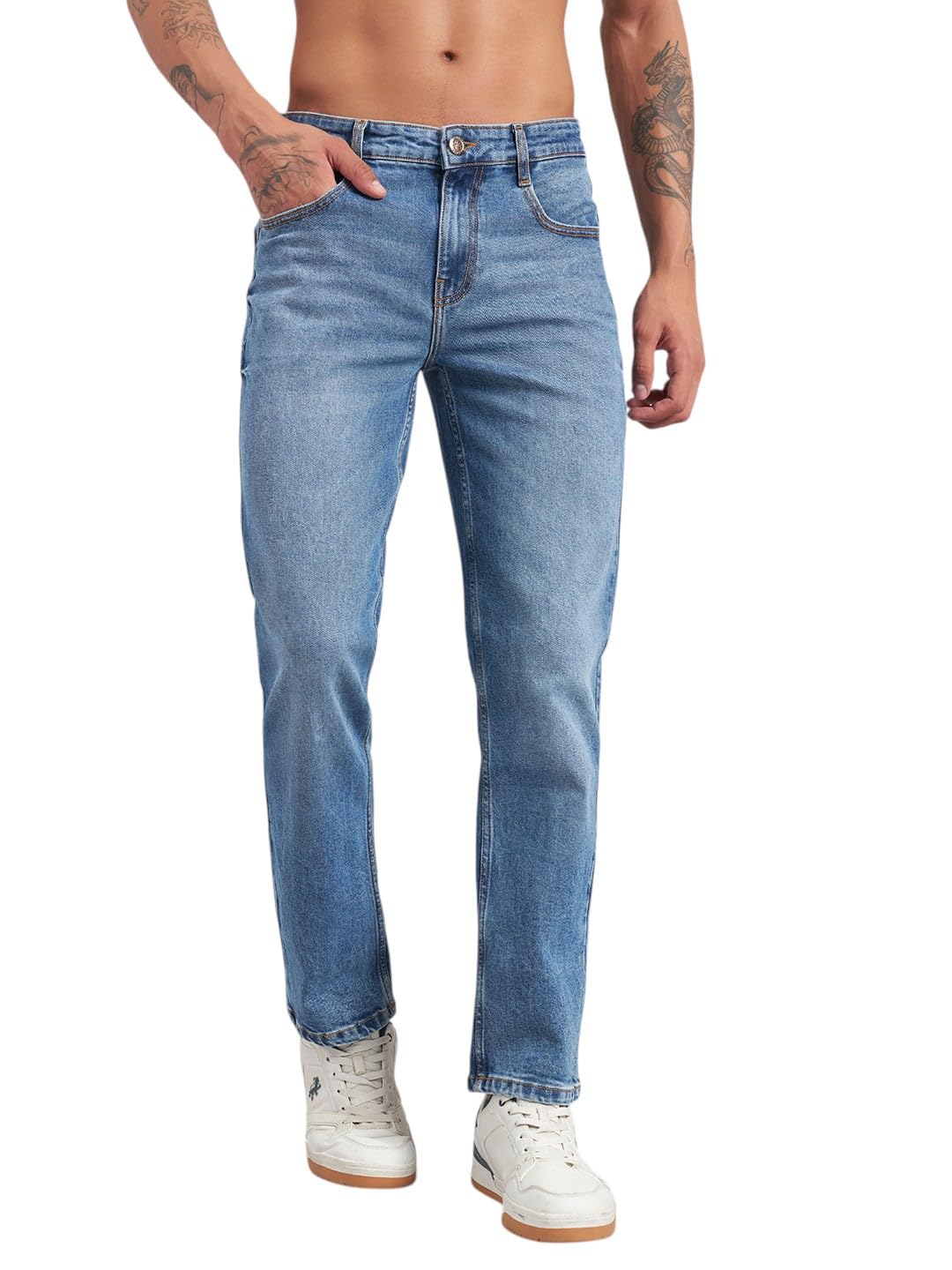パンツ FADE STRAIGHT DENIM SAND BLUE Buy Sand Dunes Men's Straight Fit Jeans | Mid Rise Light Fade