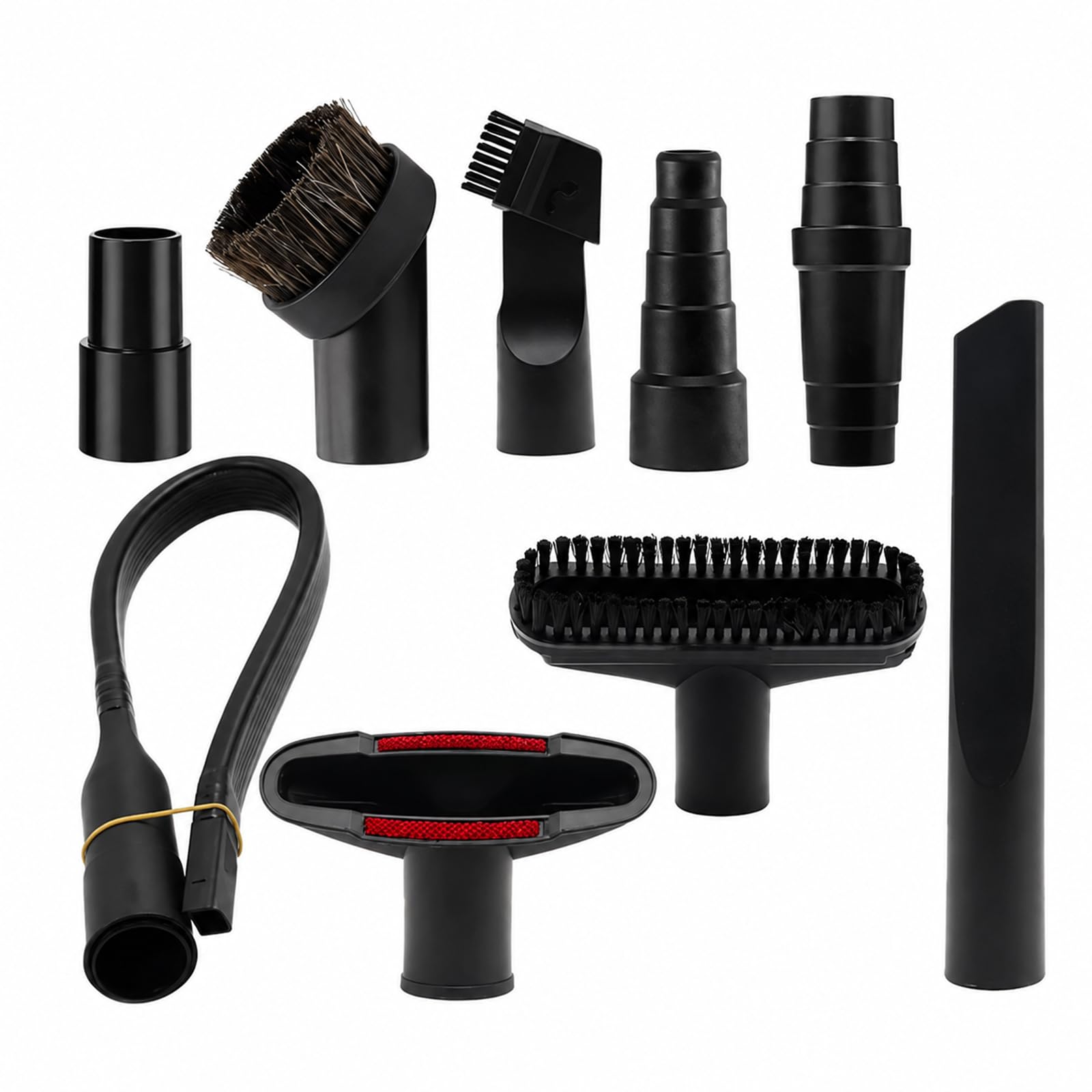 Accesorios para Aspiradora para Bosch Relaxx'x ProSilence BGS5SIL66 2012-2018, Set de Boquillas para Aspiradora en ABS con Adaptador, Cepillos y Accesorios para Casa, Coche y Muebles
