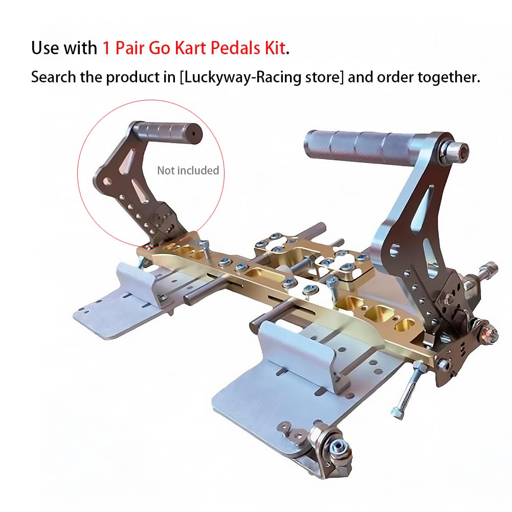 Pédale de frein en aluminium pour Go Kart, Racer, Ride on Toys, pédales d'accélérateur