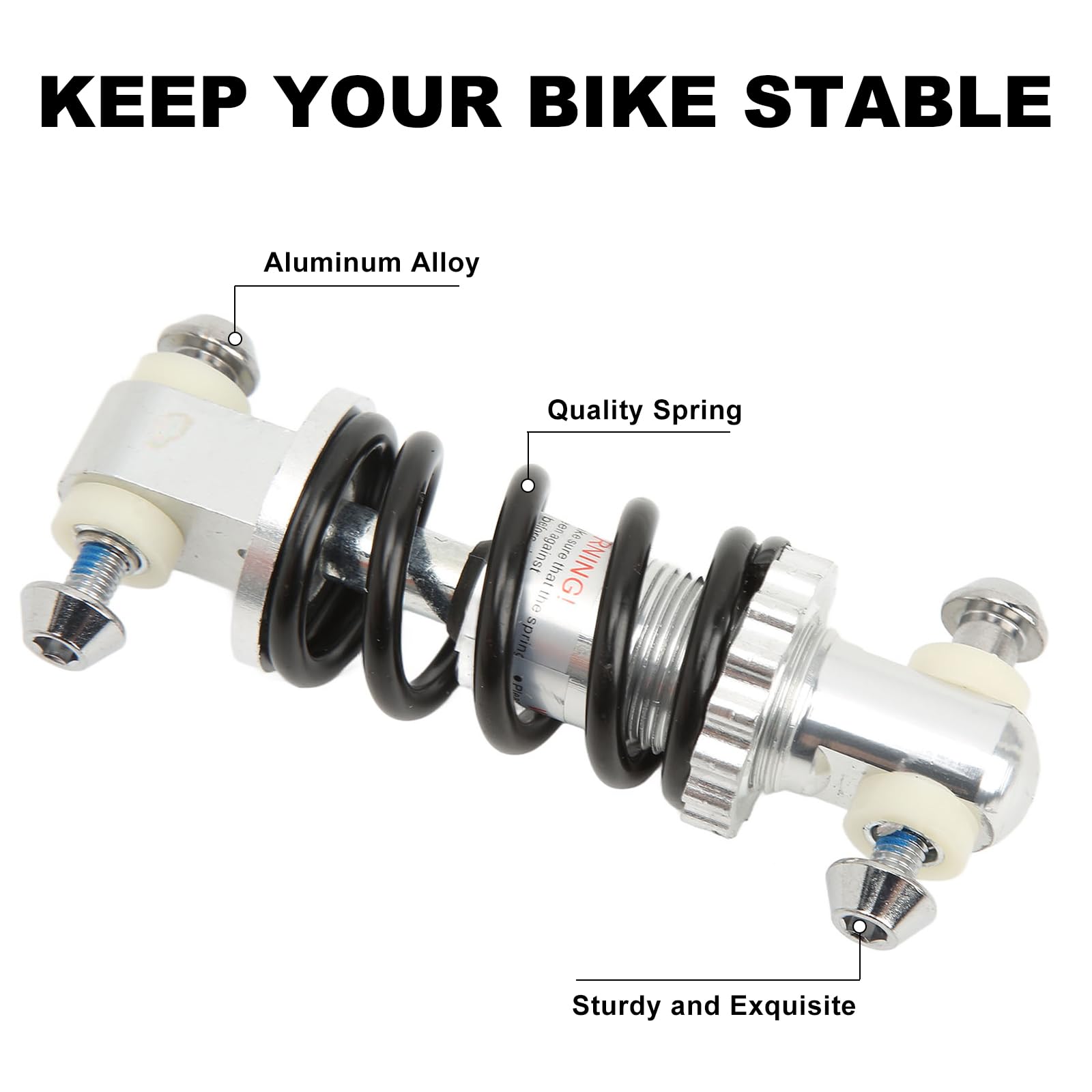 Ammortizzatore Posteriore Sella Mountain Bike Unisex-Adulti, 150 mm, 300 Libbre
