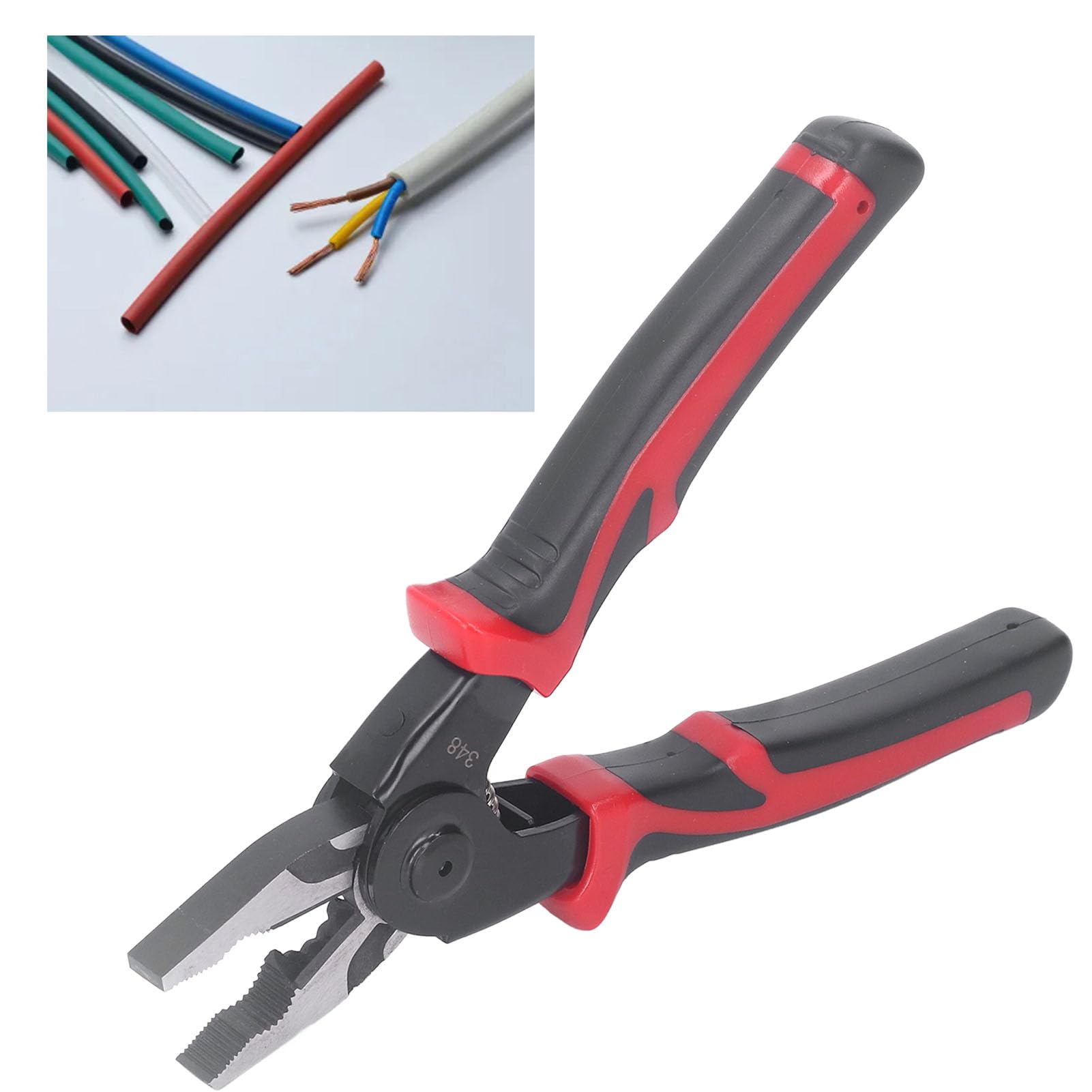 Set di pinze multifunzionali 5 in1 Kit di pinze intercambiabili con tronchesi, crimpatrici, spelafili e forbici per elettricisti e riparazioni fai da te