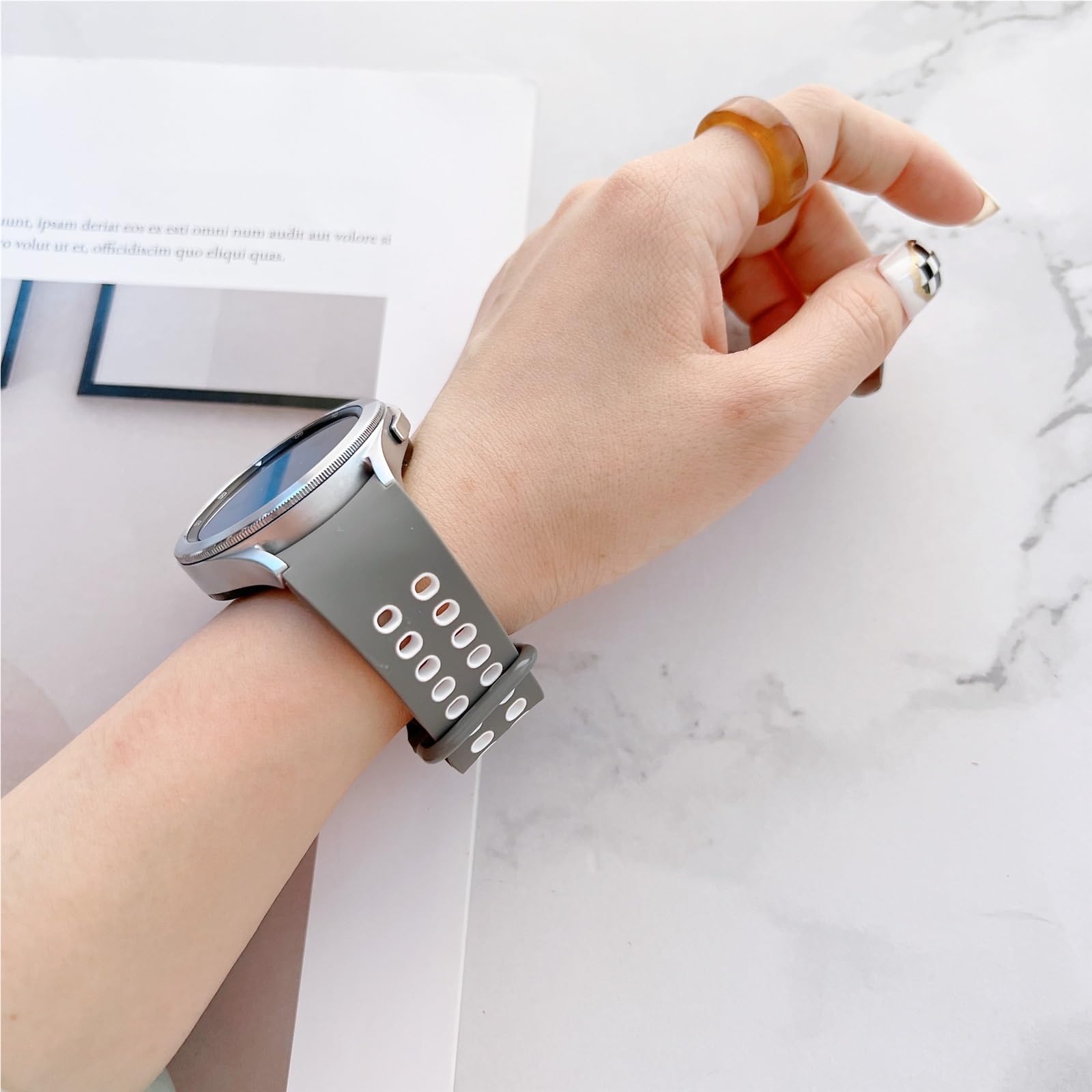 Silicone Band pour Samsung Watch 4 5 6 44mm 40mm Classic 47mm 46mm 43 mm 42 mm Sport Bracelet pour Galaxy Watch 5 Pro 45 mm STRAP