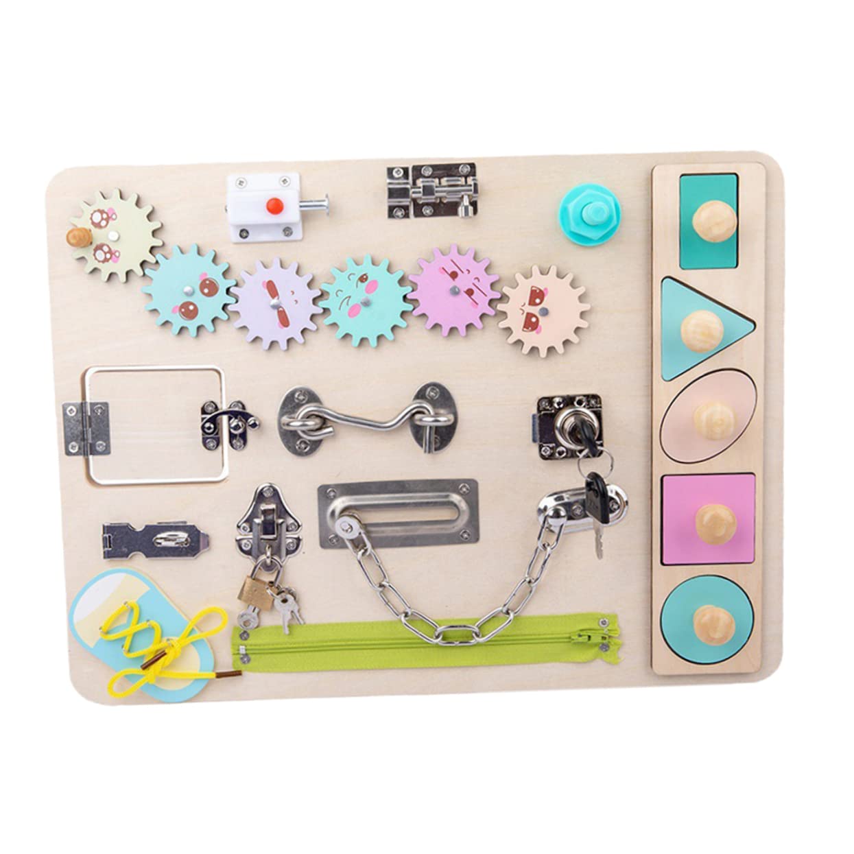 Tabellone Giocattolo Per Bambini Educazione Prima Infanzia Giocattolo Legno Puzzle Divertente