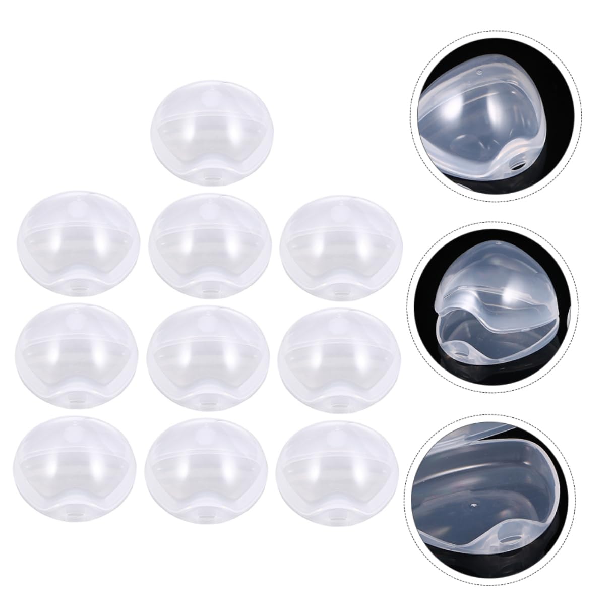 Vaguelly Medicine Pacifier Case Holder Box Pacifier Holder for Travel Carrying Hole