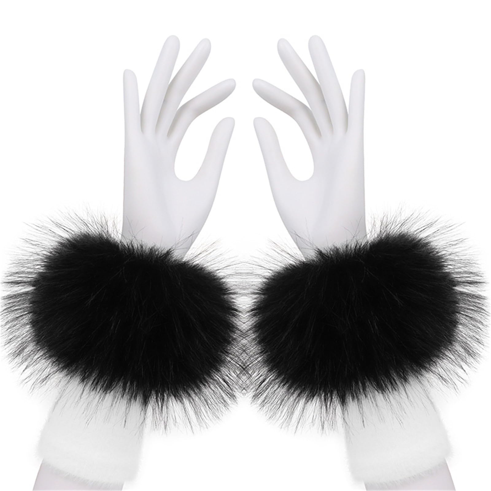MICFENY Soft Polyester Arm Gloves Comfortable Wrist Protectors For Cold Weather Unisex Design