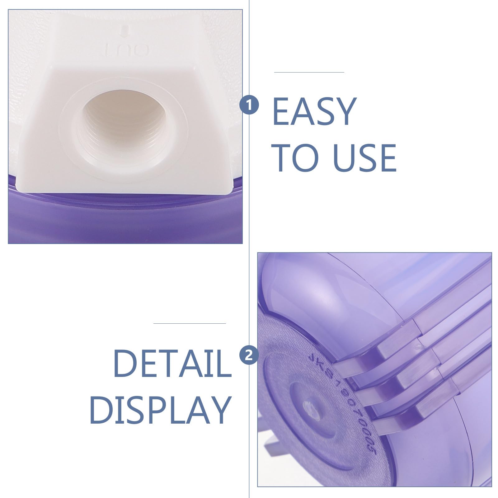 Boîtier de filtre à sédiments : Boîtier universel de 25,4 cm (10 pouces) - Support de préfiltre - Pièces de rechange pour systèmes sous évier et au point d'utilisation