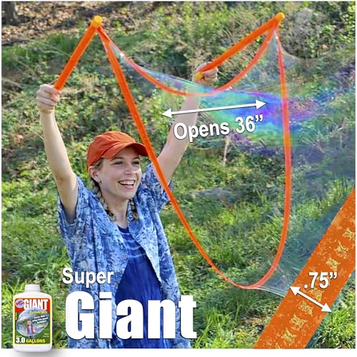 Giant Bubble Wand Kit - Make 3 Gallons of Huge Bubbles - Image 2