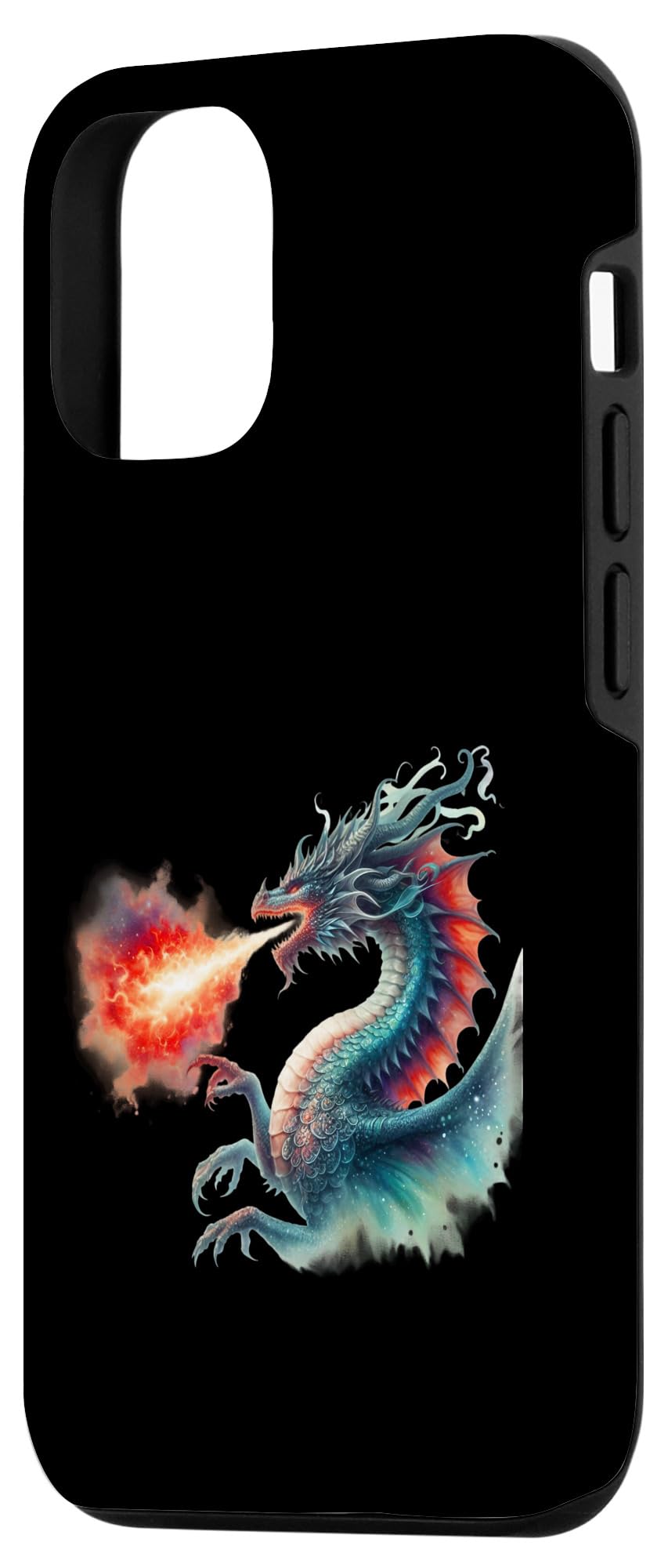 iPhone 13 Pro Dragon Fire Art Dragon Aesthetic Culture Mythical Creatures Case - Image 2