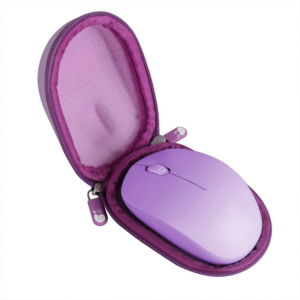 Hermitshell Hard Travel Case for seenda Wireless Mouse 2.4G Noiseless Mouse (Purple)