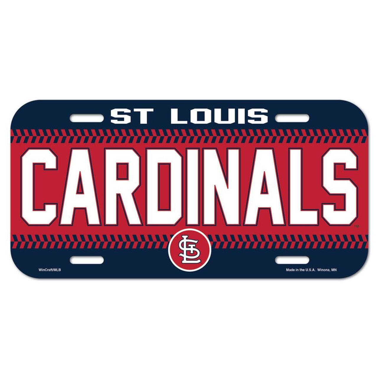WinCraft MLB St. Louis Cardinals License Plate