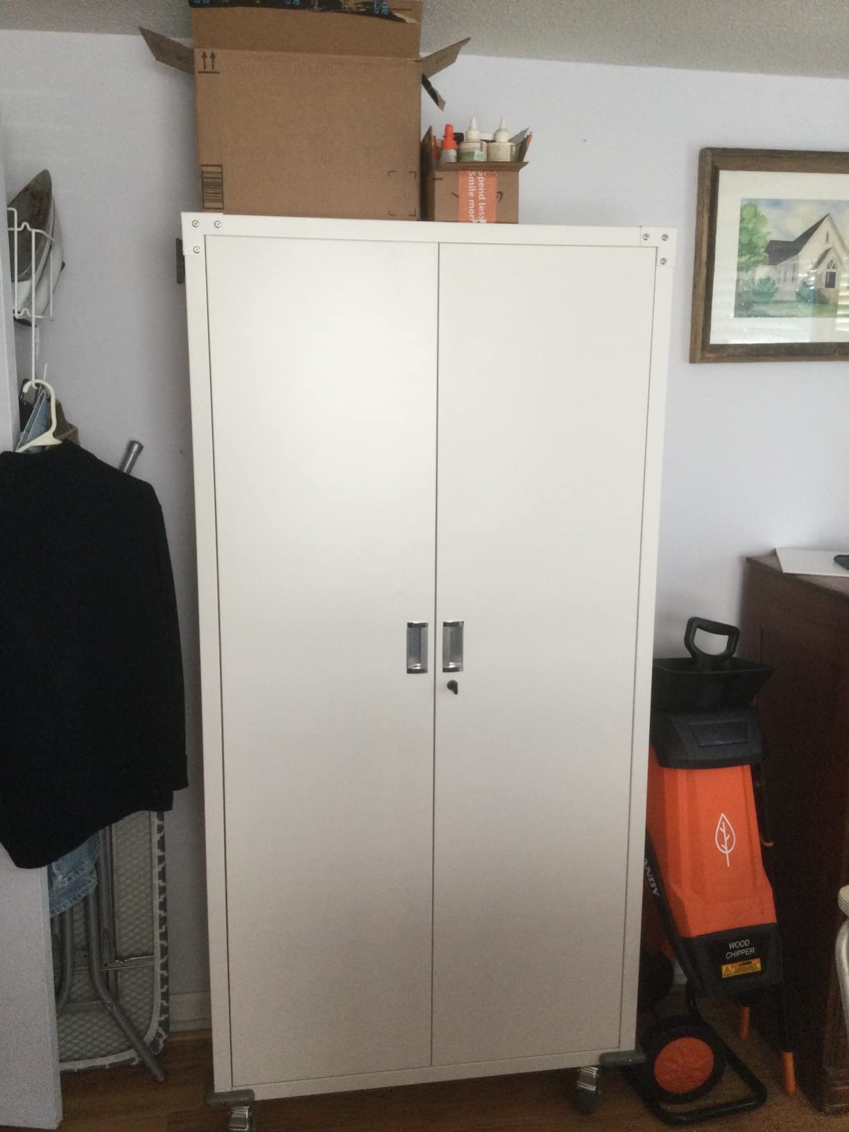 27/mo Finance Greenvelly Metal Storage with Wheels, 75