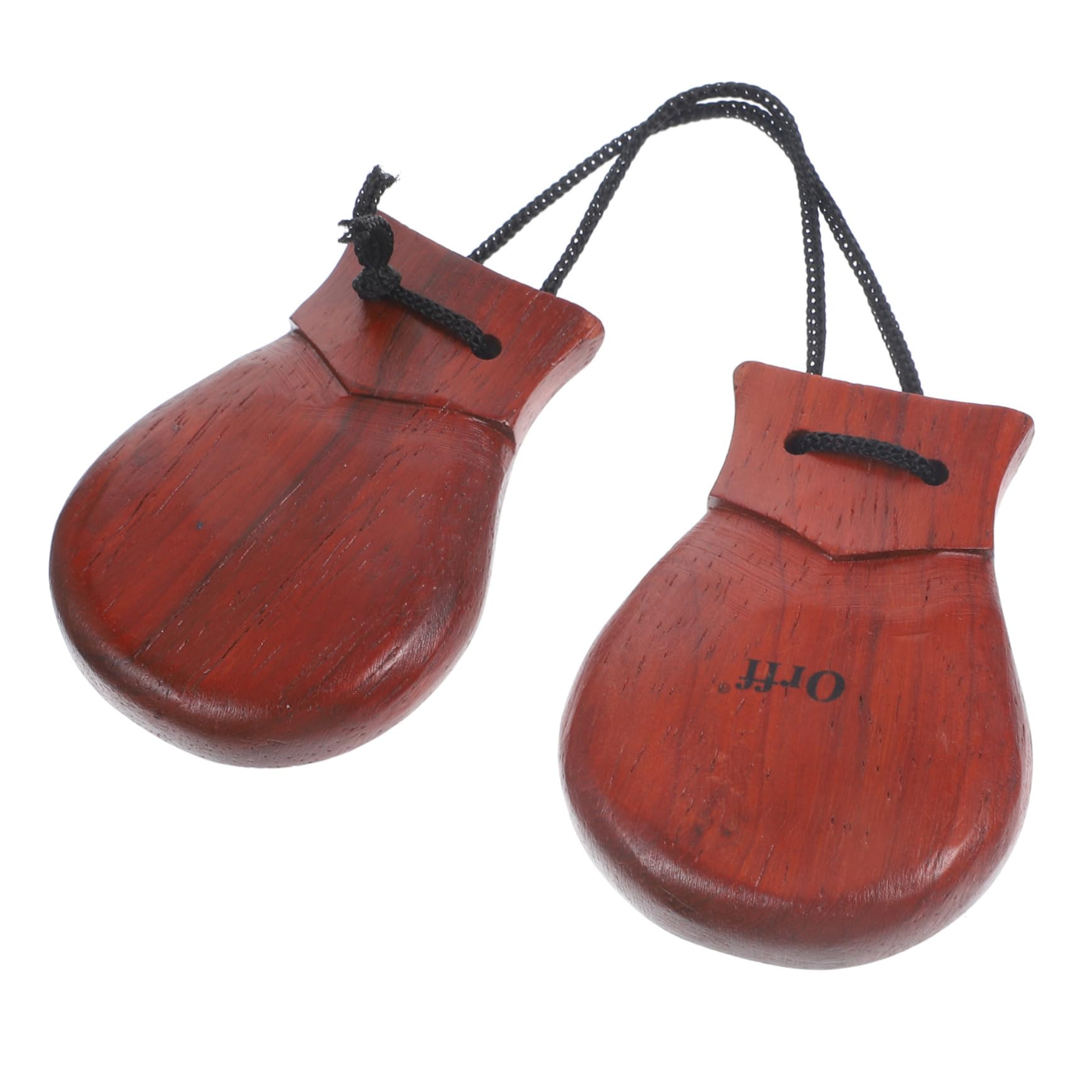 ibasenice Cascanuelas Espanolas Hand Percussion Wooden Castanets for Adults Versatile Music Instrument